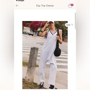 Free people day trip onesie size medium NWT